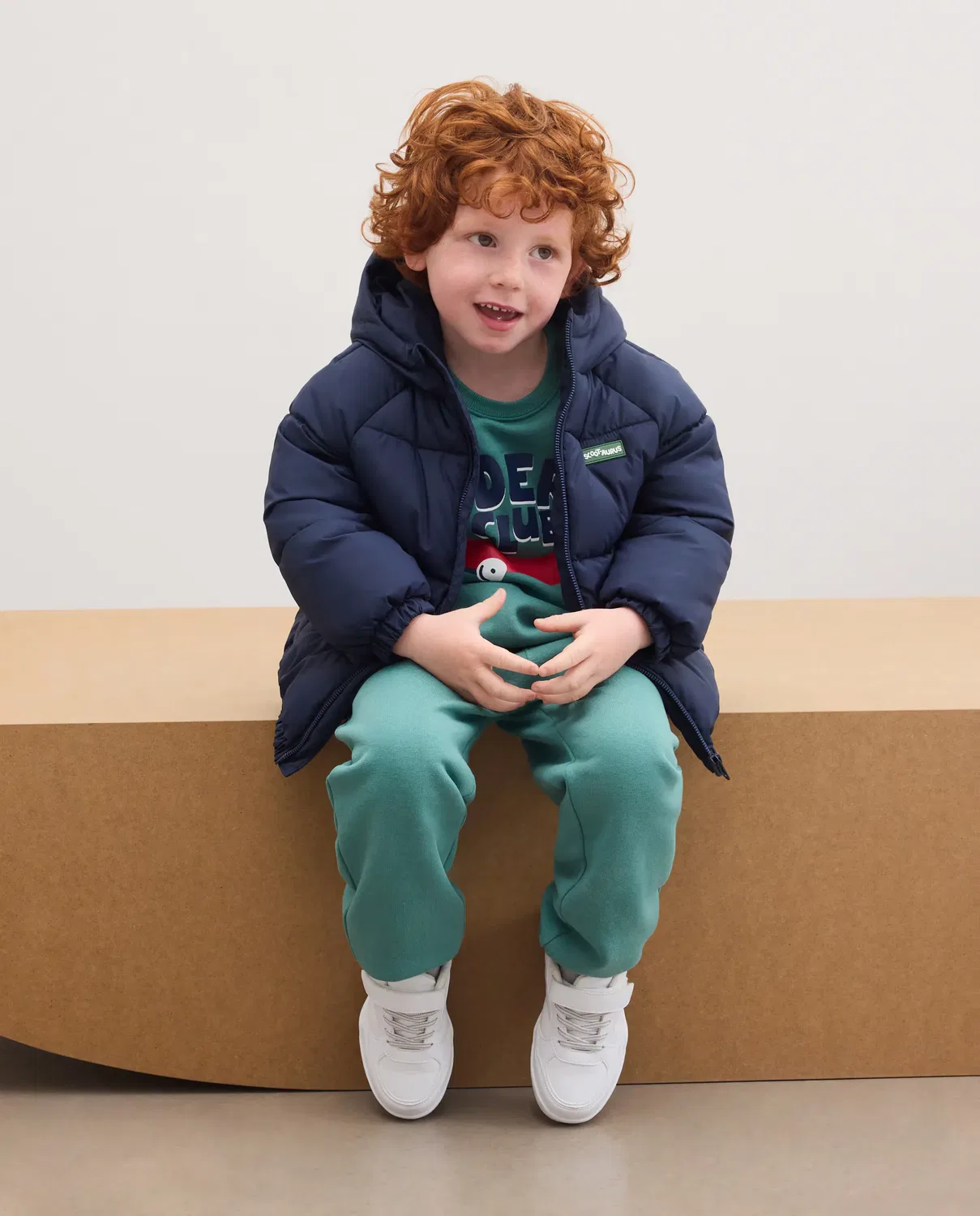 Детская куртка для мальчиков с принтом Kids El Corte Inglés, Azul Marino — фото 2