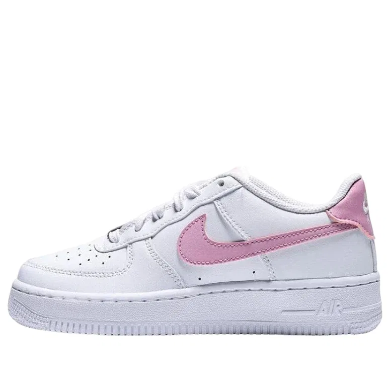 Детские кроссовки с кожаным верхом Air Force 1 'Pink White' Nike, Pink/White