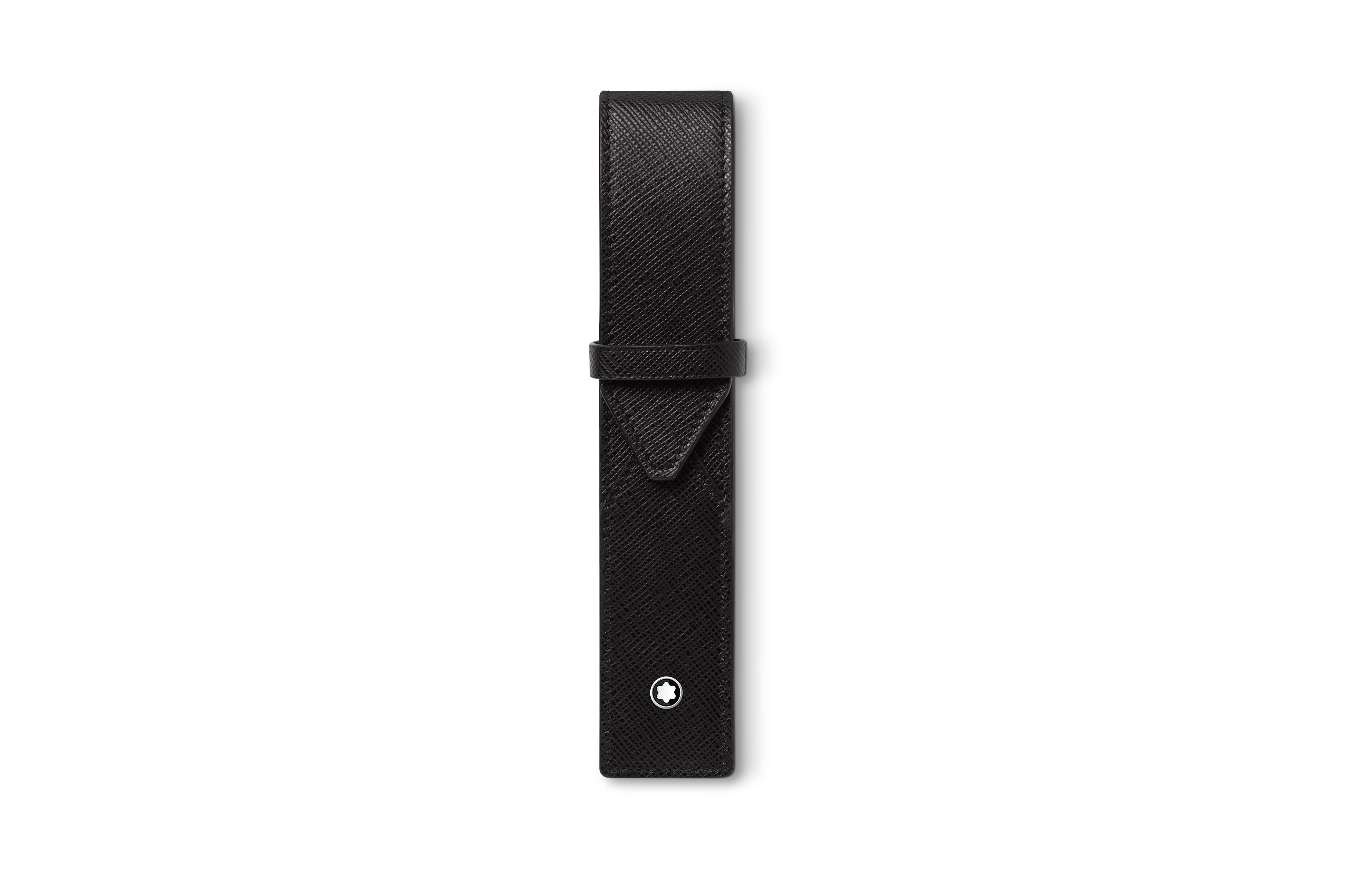 

MONTBLANC Полноценная кожаная сумка для ручек 1 шт аксессуар унисекс черный, Black