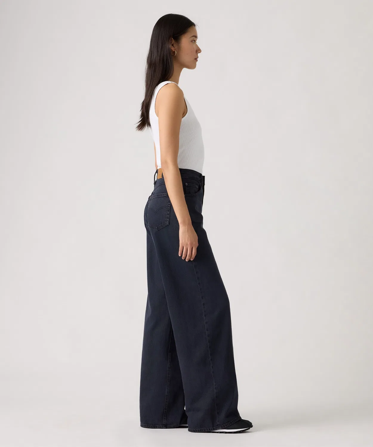 Женские джинсы с широкими штанинами Cinch Wide Leg Levi's, Light Indigo Blue — фото 3