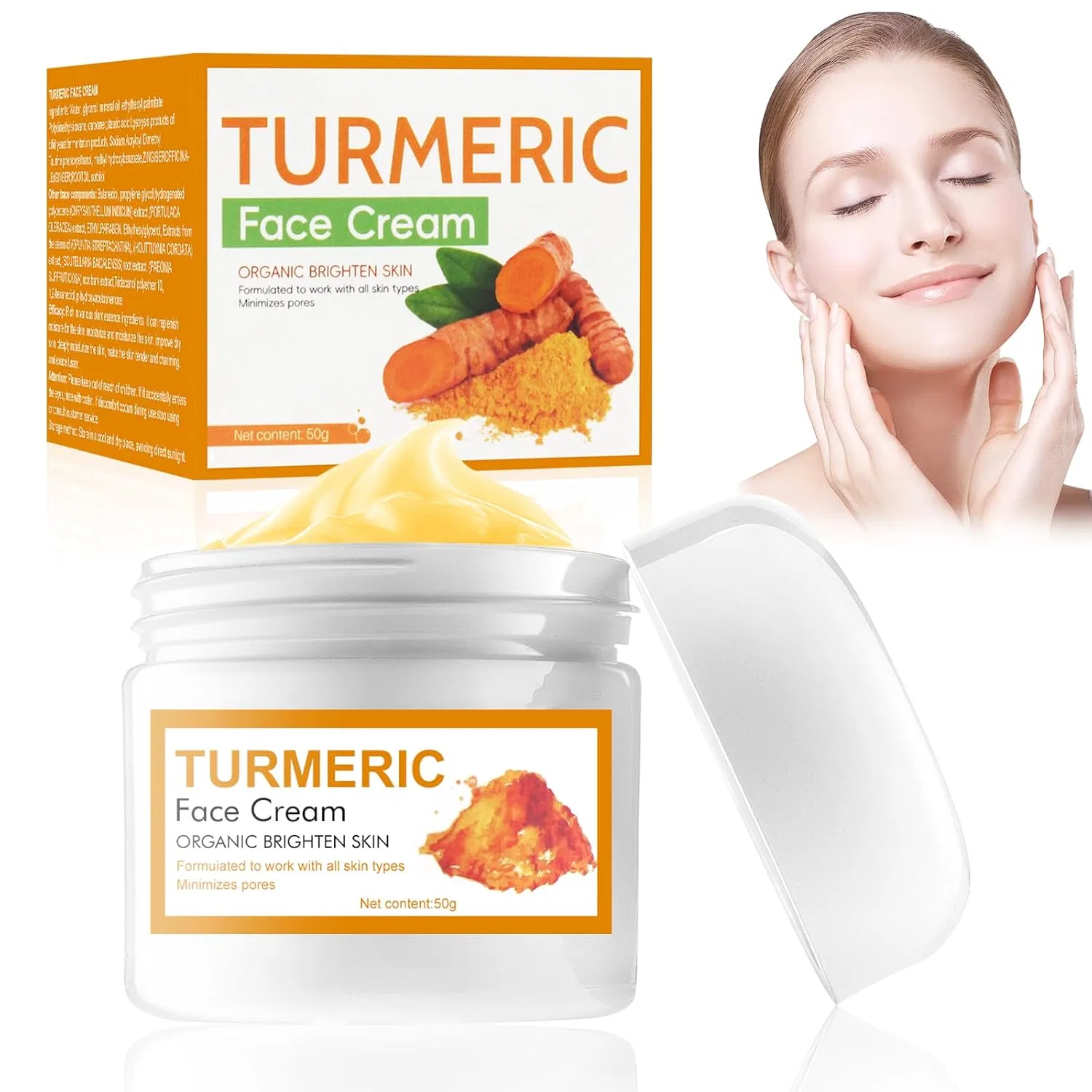 Крем для лица Turmeric, MAOYING, 50 г