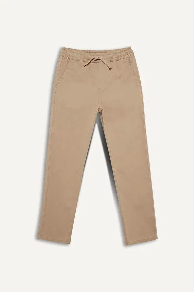 Детские брюки для мальчиков хлопковые Defacto, Beige-Bg716