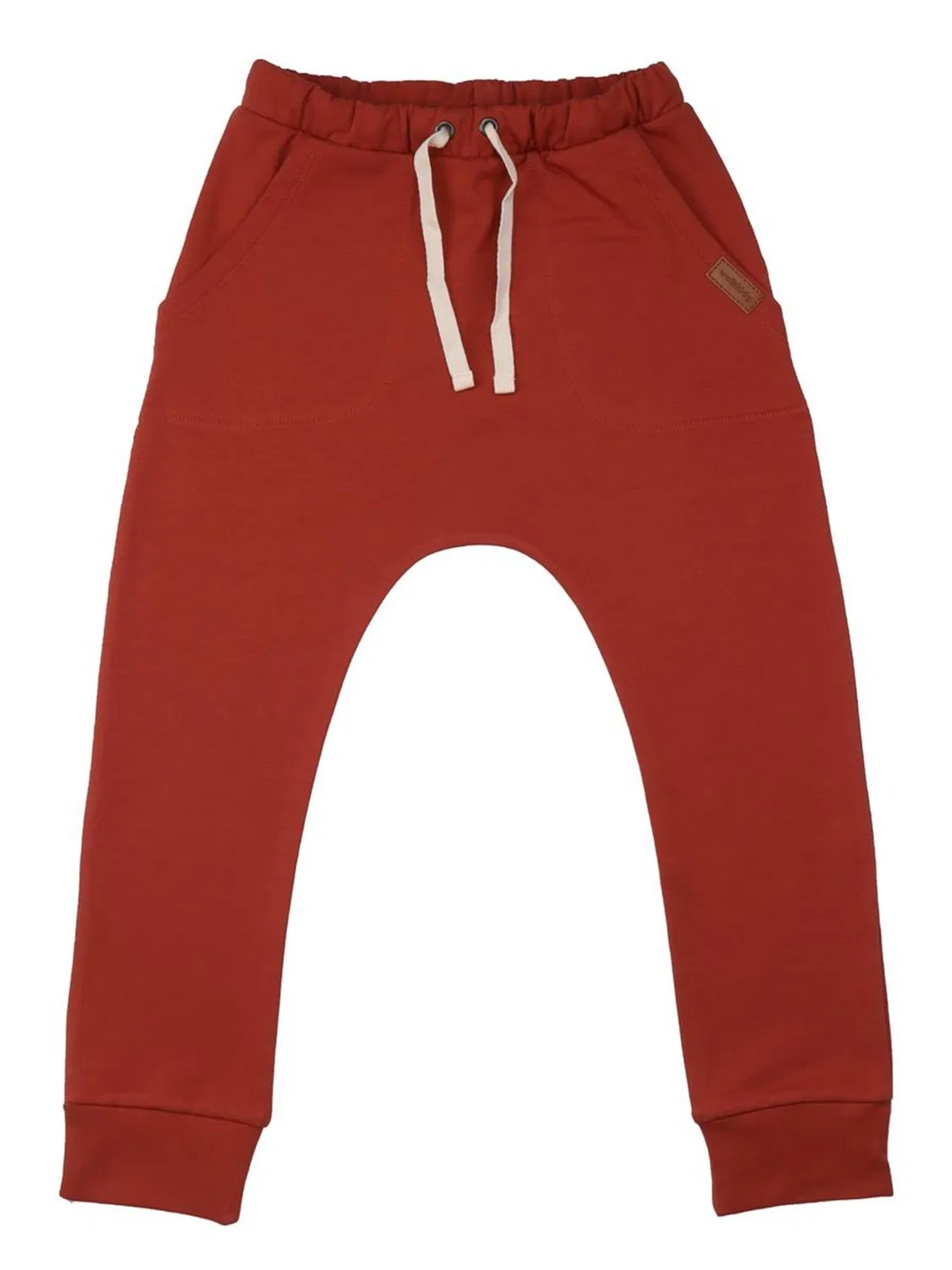 Брюки Walkiddy Regular Pants Unifarben Jogger красного цвета