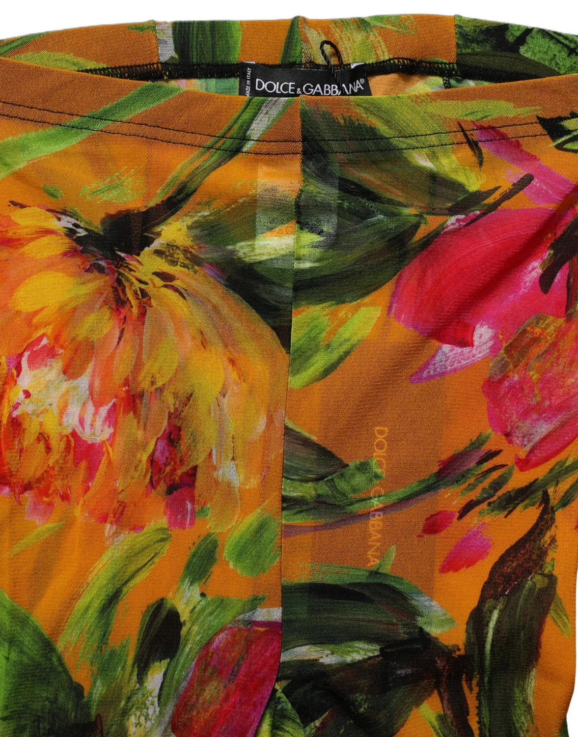 Женские колготки с цветочным принтом Pantyhose Stockings Dolce & Gabbana, Multicolor