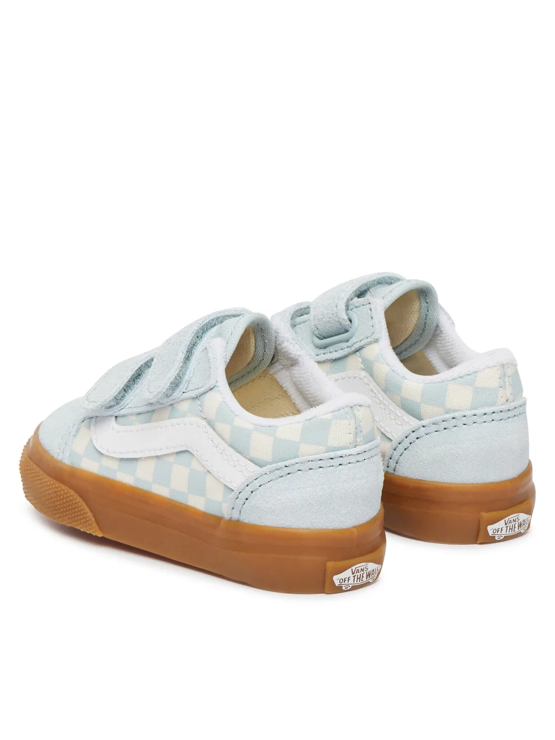 Тканевые кроссовки для девочки Old Skool Vans, голубой — фото 3