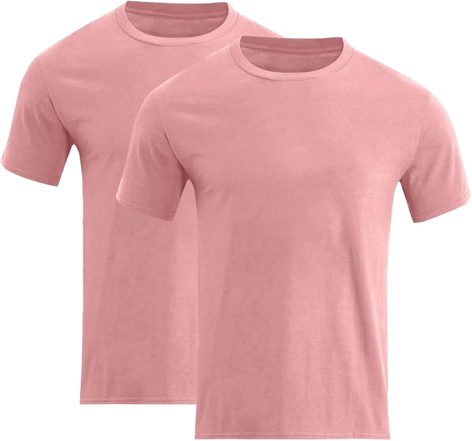 Мужская футболка с круглым вырезом 2-pack, Pink — фото 2