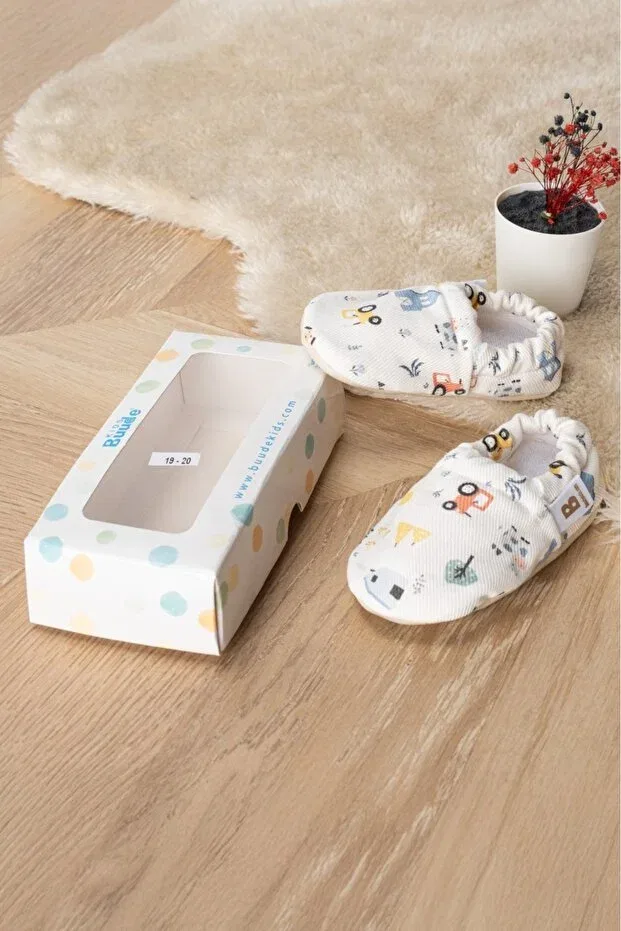 Детские пинетки для новорожденных хлопковые Buude Kids, Farmer — фото 3