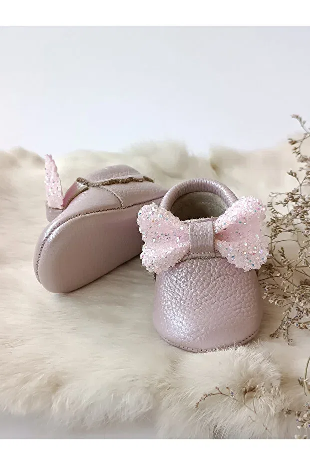 Детские туфли-лодочки из натуральной кожи для девочек Sofia lilac Hodore, Lilac — фото 4