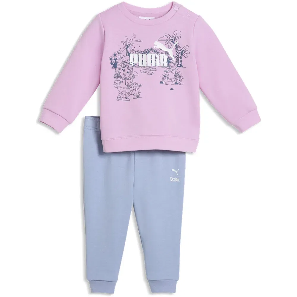 Детский спортивный костюм для девочек с принтом Puma X Dora The Explorer Minicats Puma, Black