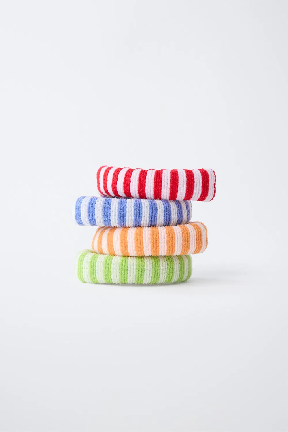 Набор из 4 полосатых резинок для волос ZARA, Multicoloured — фото 2
