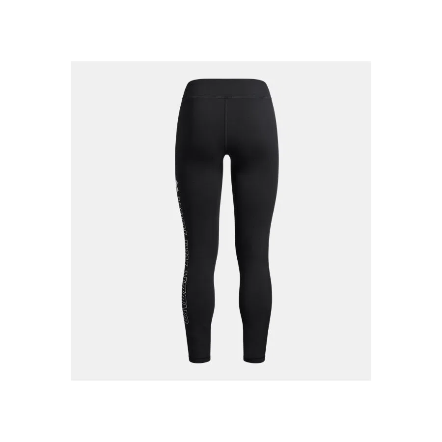 Детские леггинсы с принтом UA Motion Branded Under Armour, Черный — фото 2