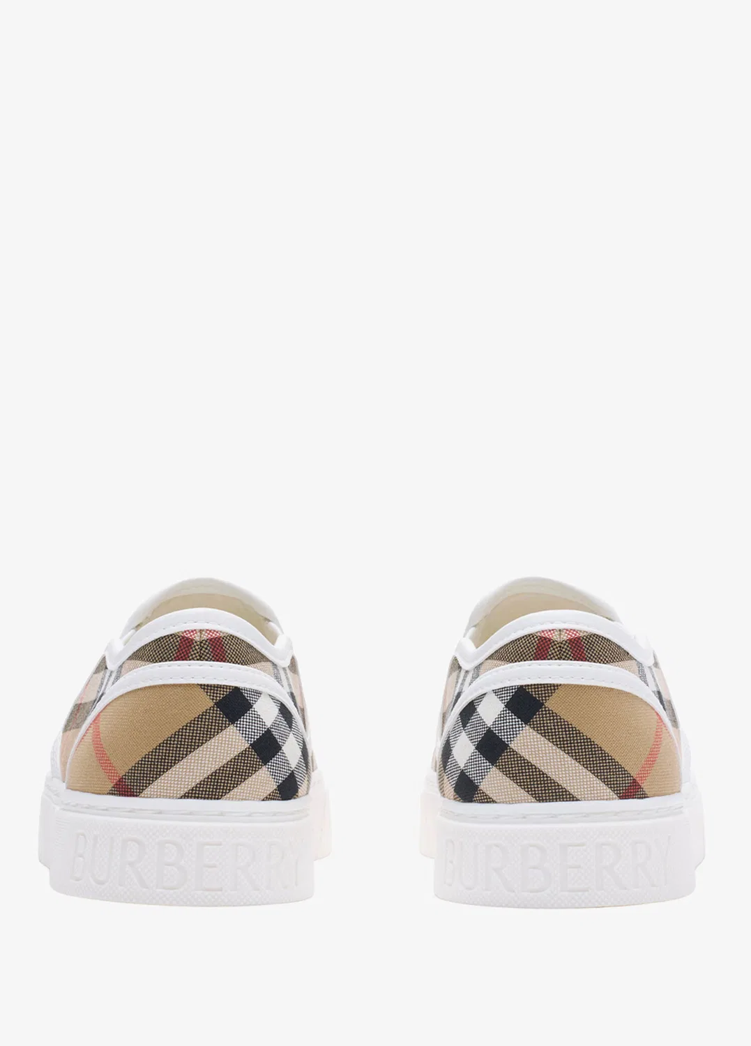 Кроссовки Burberry, бежевый — фото 3