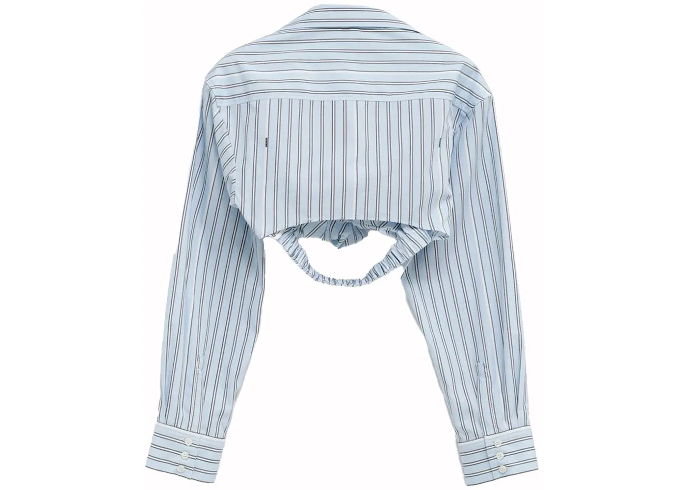 Женская рубашка La Chemise Bahia Courte Shirt Jacquemus, 100 White — фото 2