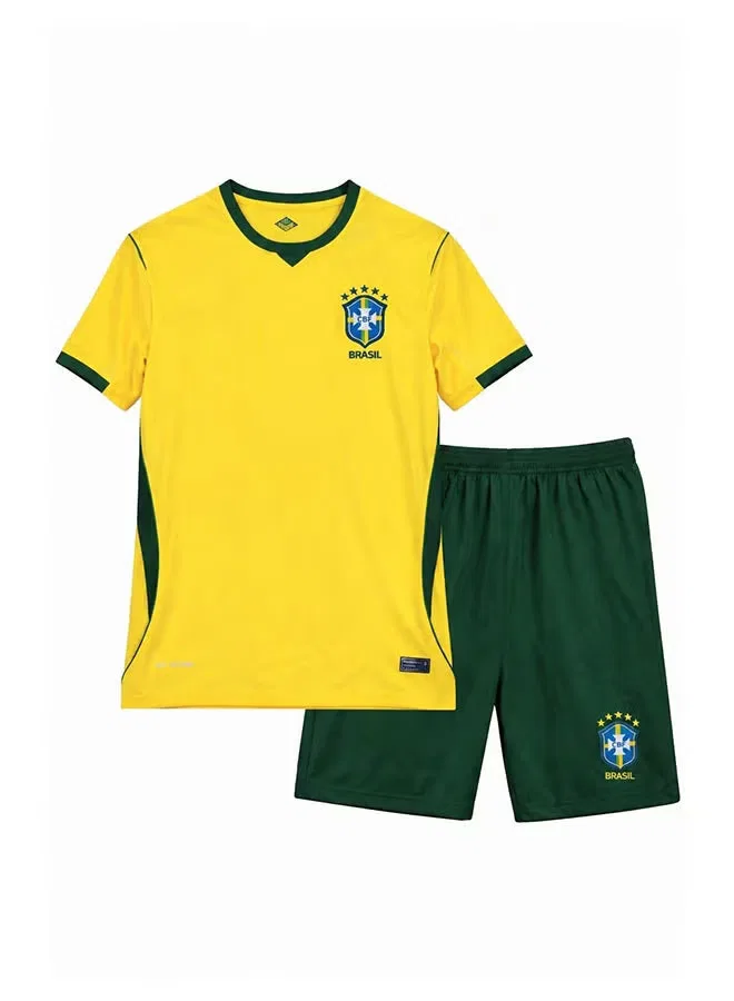 Комплект футбольный с принтом Brazil 2026 World Cup Toyland — фото 2