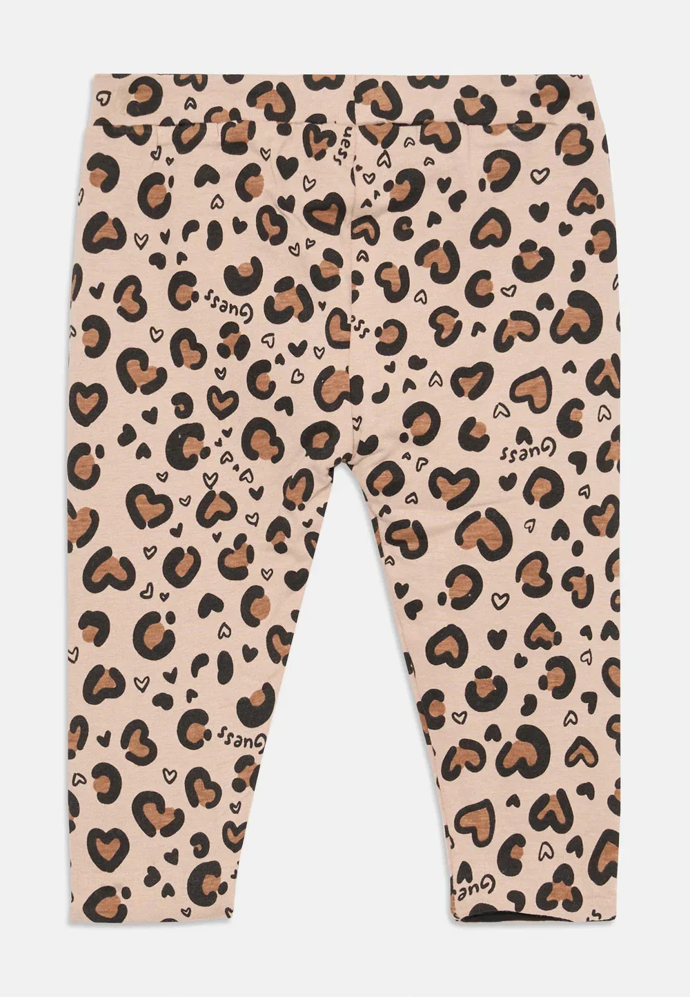 Детские двусторонние леггинсы - леггинсы - брюки Guess, Baby Leopard Beige C — фото 2