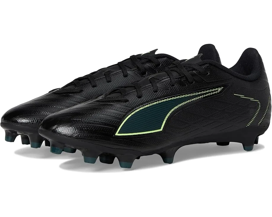 Кроссовки PUMA Ultra 6 Play Firm, Artificial Ground Soccer Cleats, Black/Fizzy Light/Green Terrain