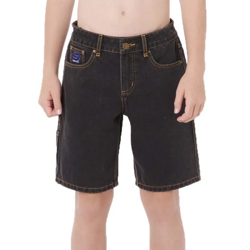 Детские джинсовые шорты для мальчиков свободного кроя Hyped Up Denim Walkshort Rip curl, Black