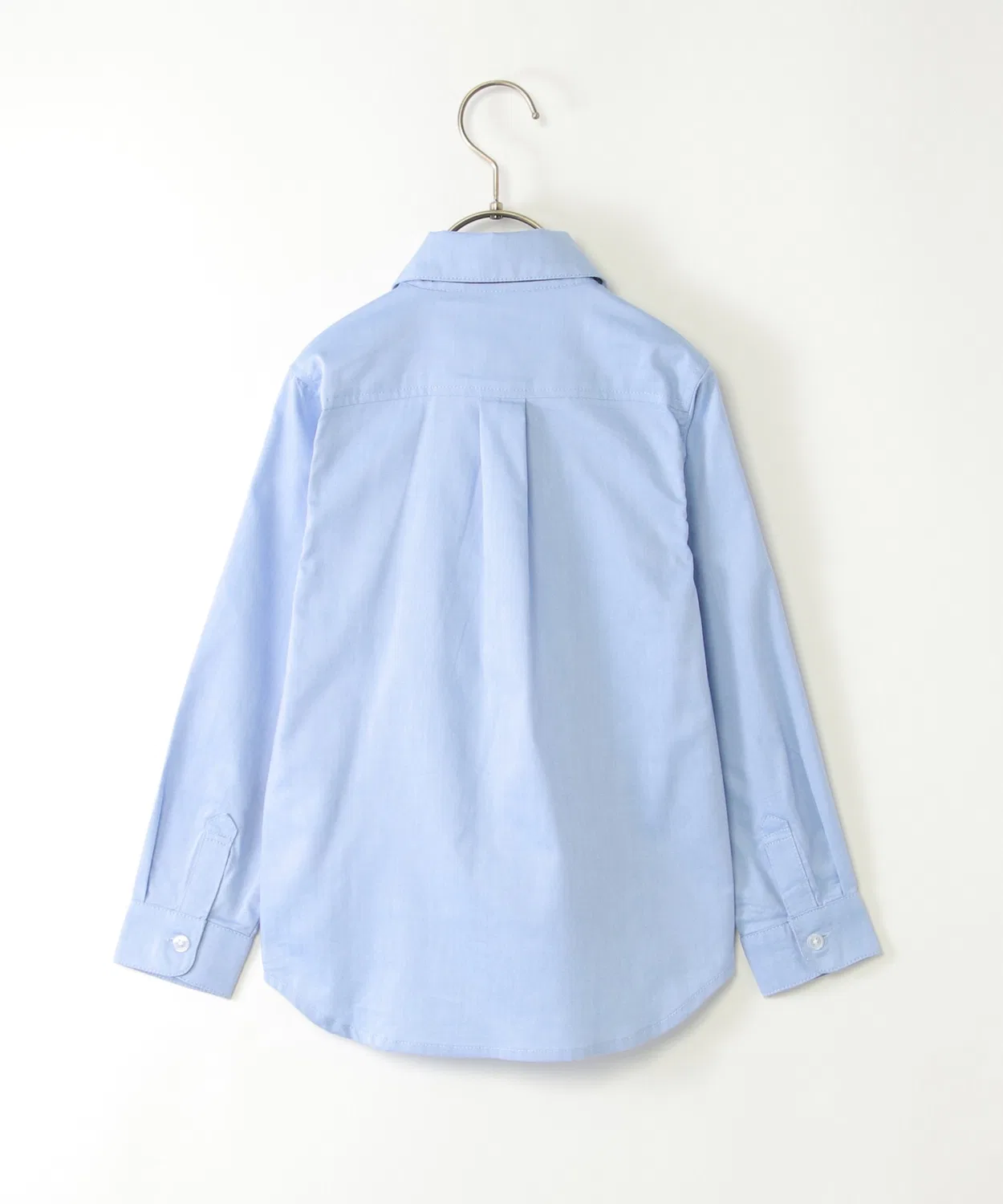 Детская рубашка с галстуком джинсовая с длинным рукавом120-160 см ikka, Emerald Blue — фото 3
