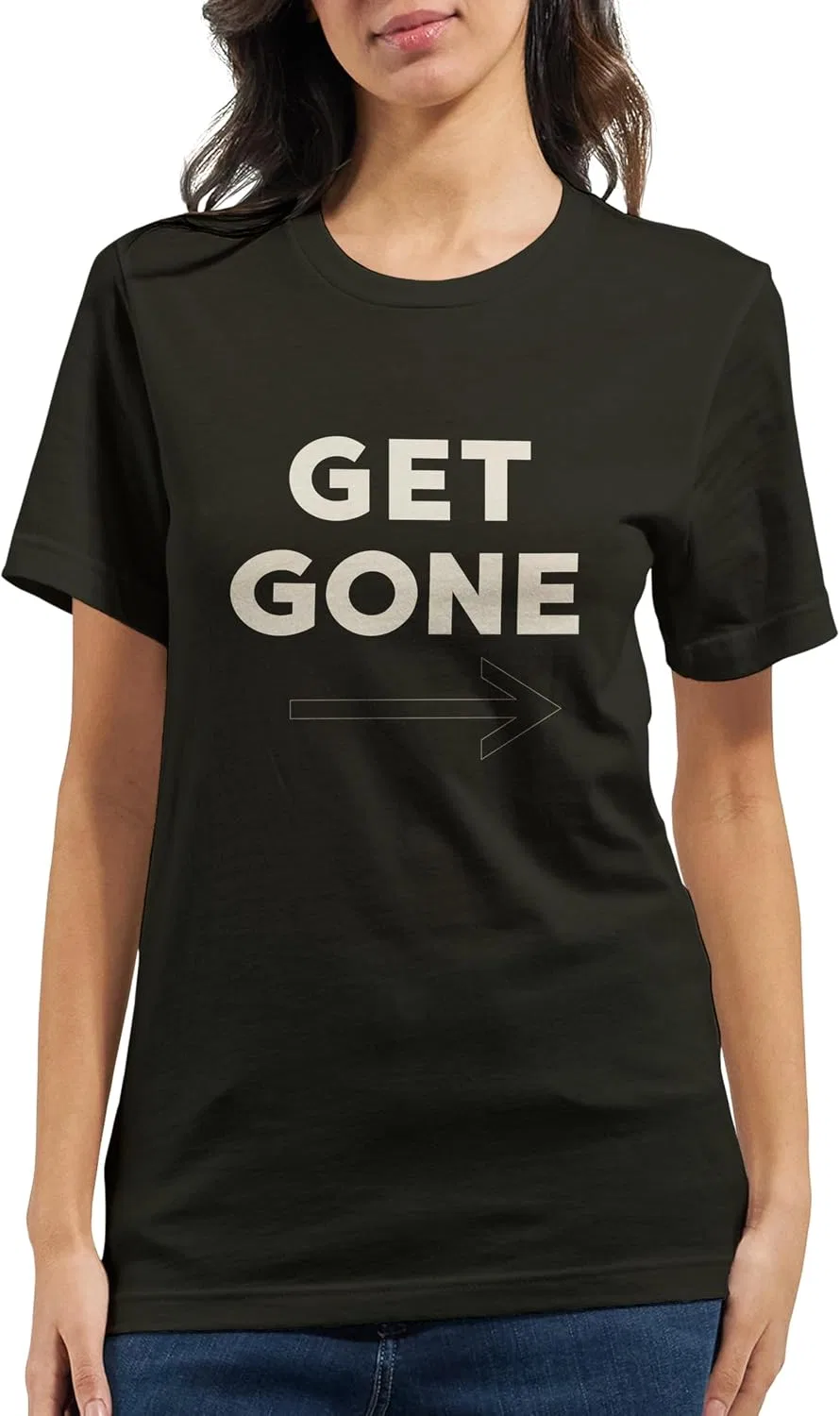 Мужская футболка с круглым вырезом Regular Fit GET Gone, Dark Olive