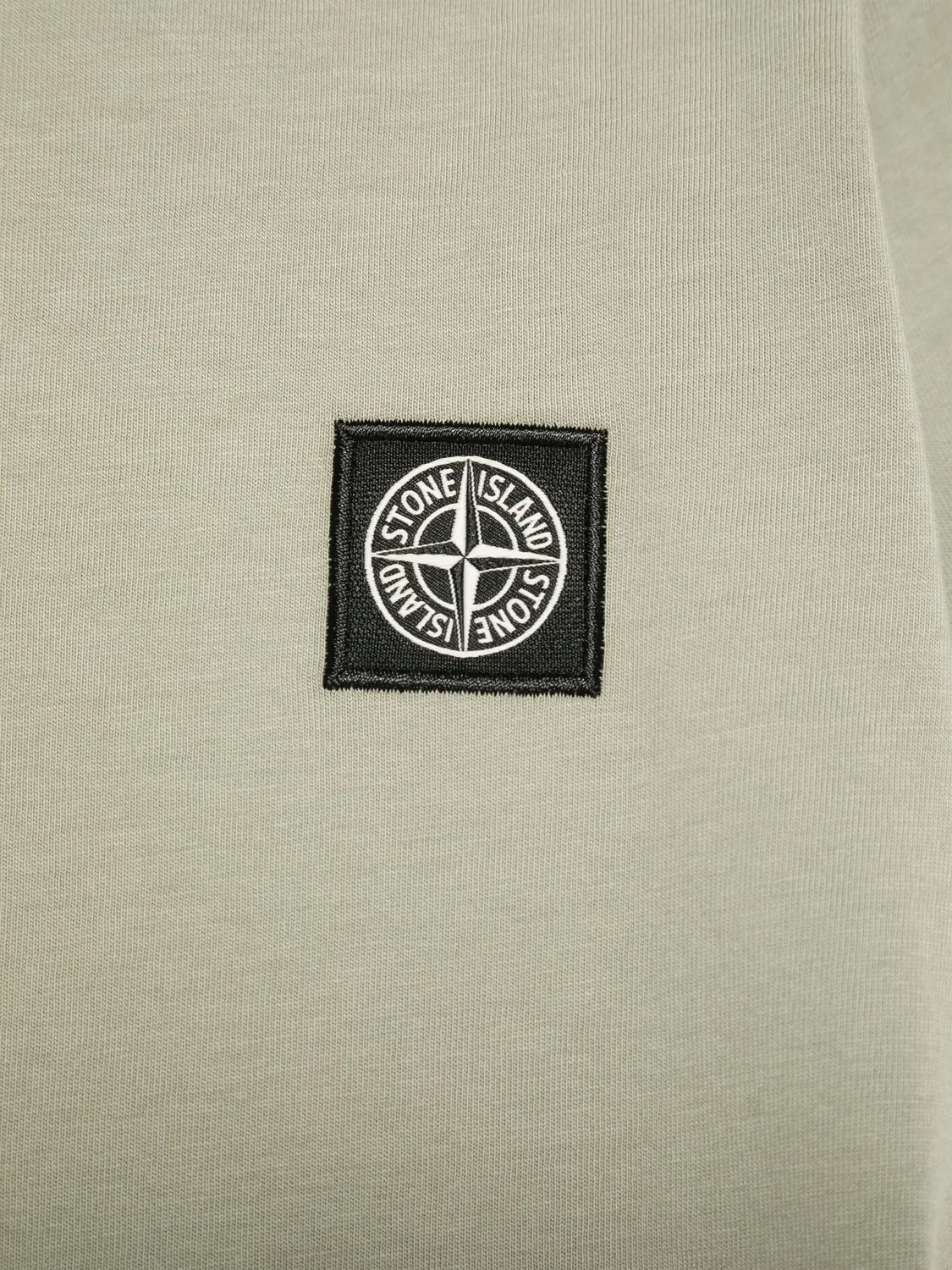 Футболка с компасом Stone Island, зеленый — фото 3