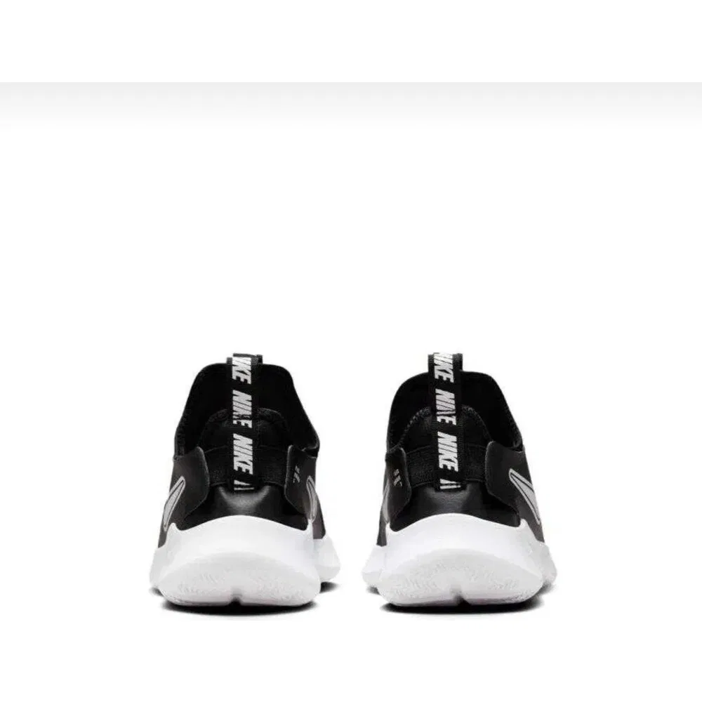 Детские кроссовки для бега и ходьбы без шнуровки Nike Flex Runner 3, Black — фото 4