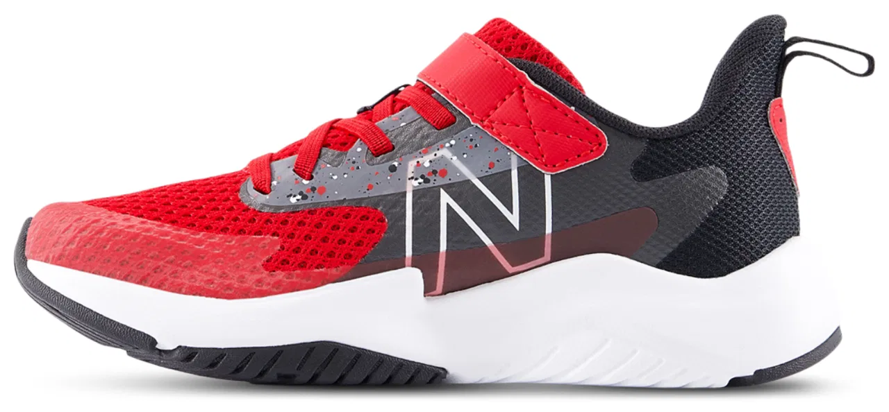 Детские кроссовки для мальчиков с бесшовными накладками Rave Run New Balance, Red — фото 2