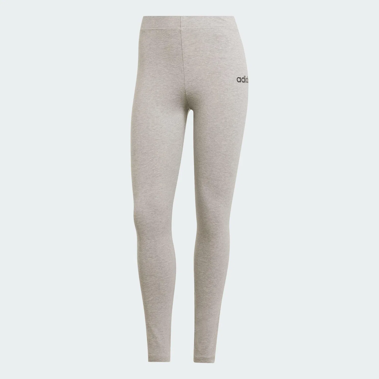 Женские леггинсы из хлопка Essentials Linear Cotton Adidas, Grey / Schwarz — фото 2