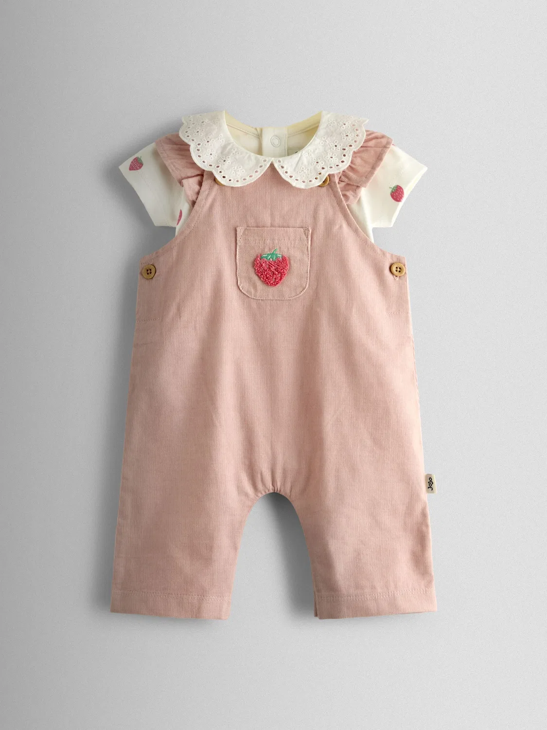 Комбинезон с боди, Strawberry Jojo Maman Bébé, розовый
