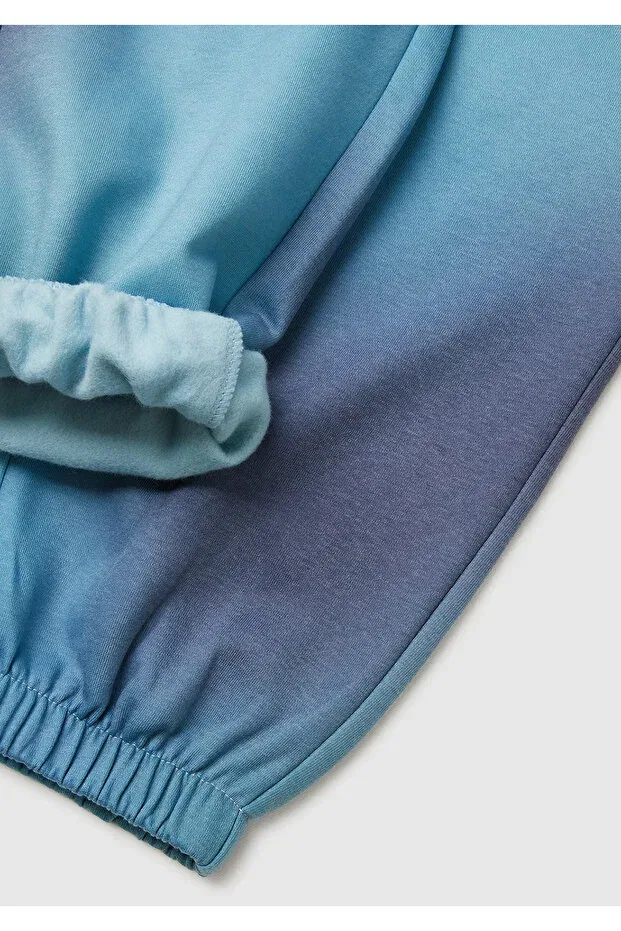 Детские спортивные штаны для мальчиков с карманами United Colors Of Benetton, Blue-Black — фото 3