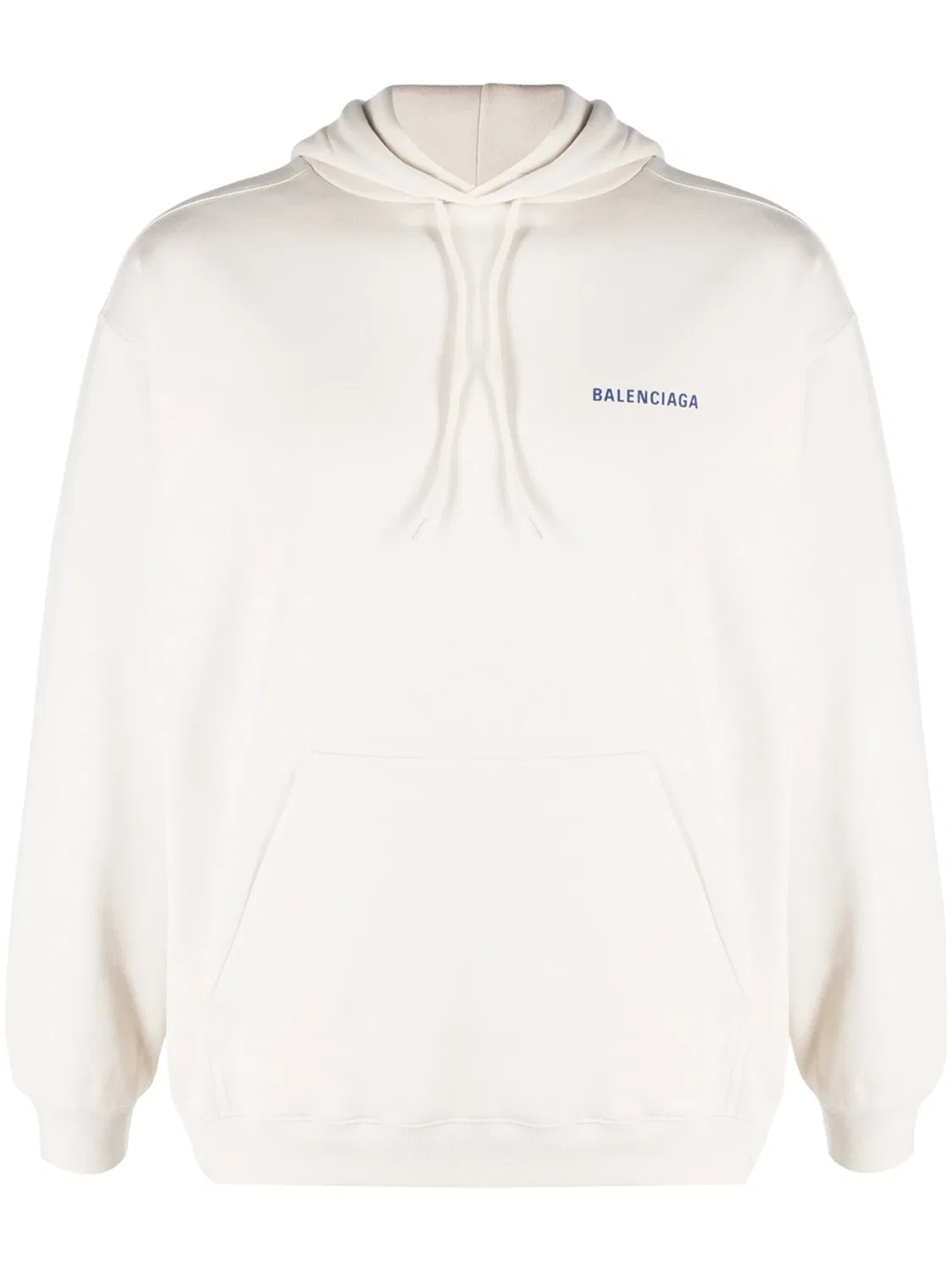 Худи с логотипом в нейтральных тонах Balenciaga, нейтральные