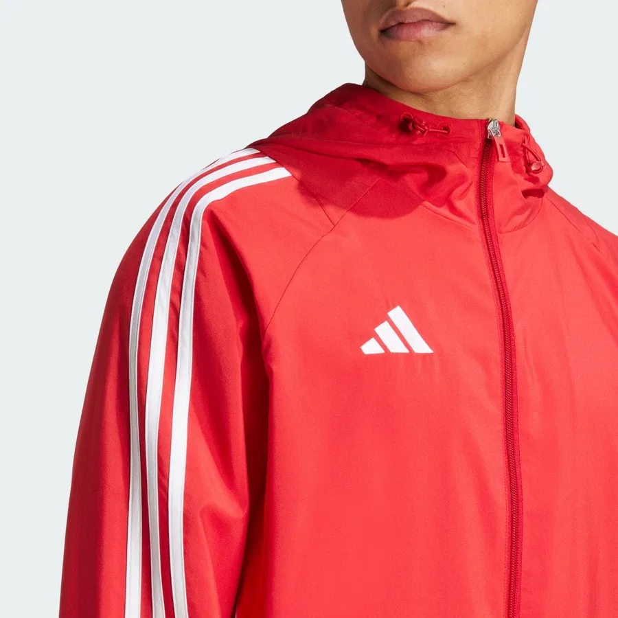 Ветровка с длинным рукавом Performance Tiro 24 adidas, Красно-белый — фото 4