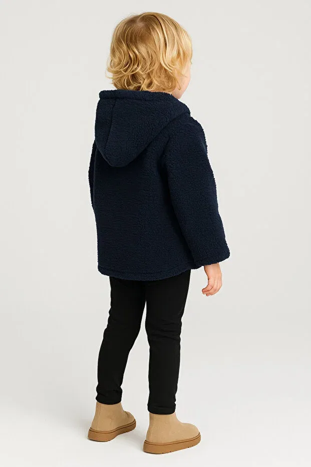 Детский кардиган для мальчиков с капюшоном Minibambi, Navy Blue — фото 3