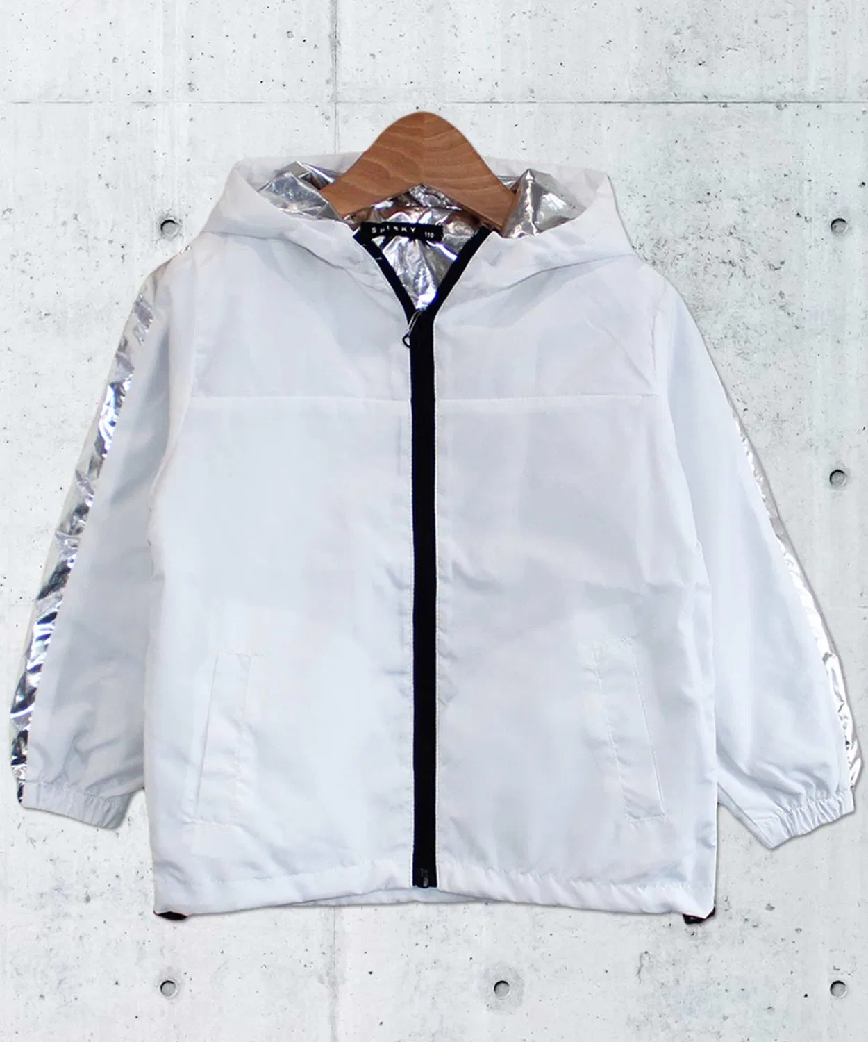 Детская горнолыжная куртка с водоотталкивающей пропиткой, модель THE CASUAL, Off White