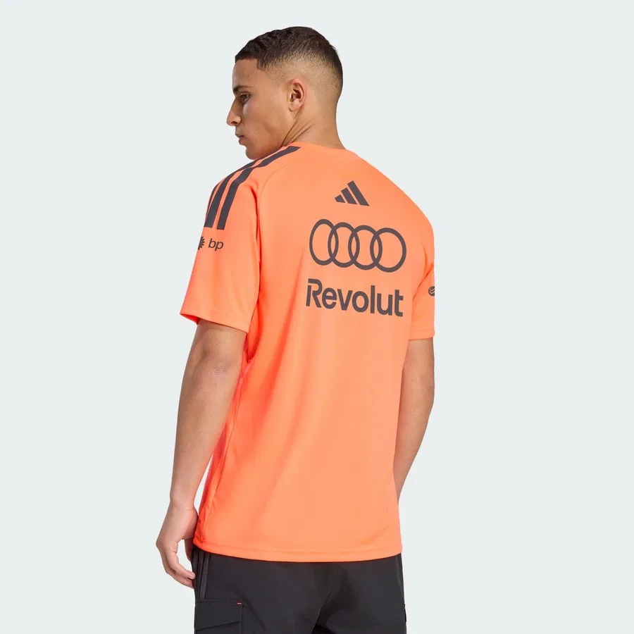 Футболка с принтом Audi Revolut F1 Team Set Up Tee adidas, Оранжевый — фото 2