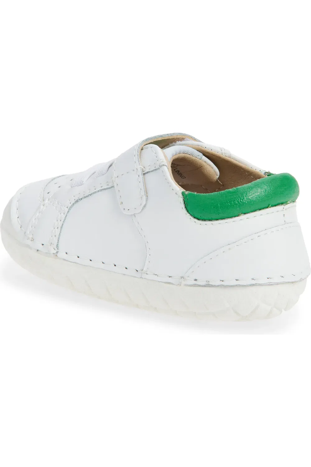 Детские кроссовки для начинающих ходить Pavesta Old Soles, Snow/Neon Green — фото 2
