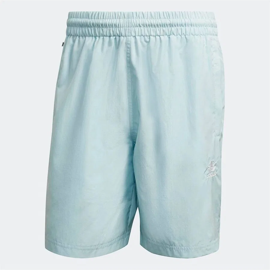 Спортивные шорты с принтом Trace Woven Sho adidas, Светло-синий — фото 3