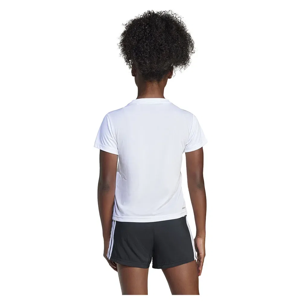 Футболка с коротким рукавом Regular Fit Logo Adidas, белый — фото 2