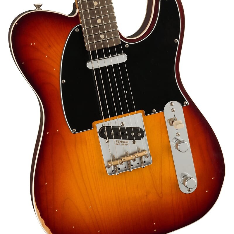 

Телекастер Fender Jason Isbell Signature Custom Road Worn Telecaster — 3-цветный шоколадный взрыв Custom Telecaster