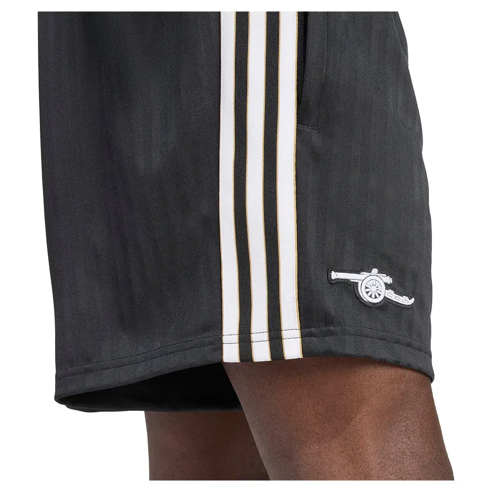 Мужские шорты свободного кроя Adidas Arsenal Terrace Icons, Black — фото 4