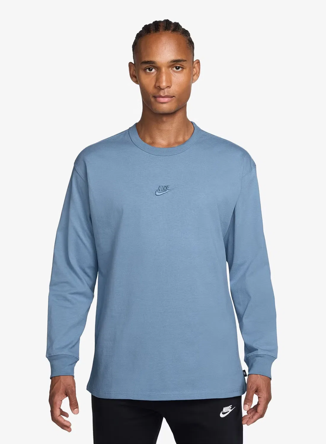 Футболка с принтом Nsw Premium Essential Sustainable Nike, синий