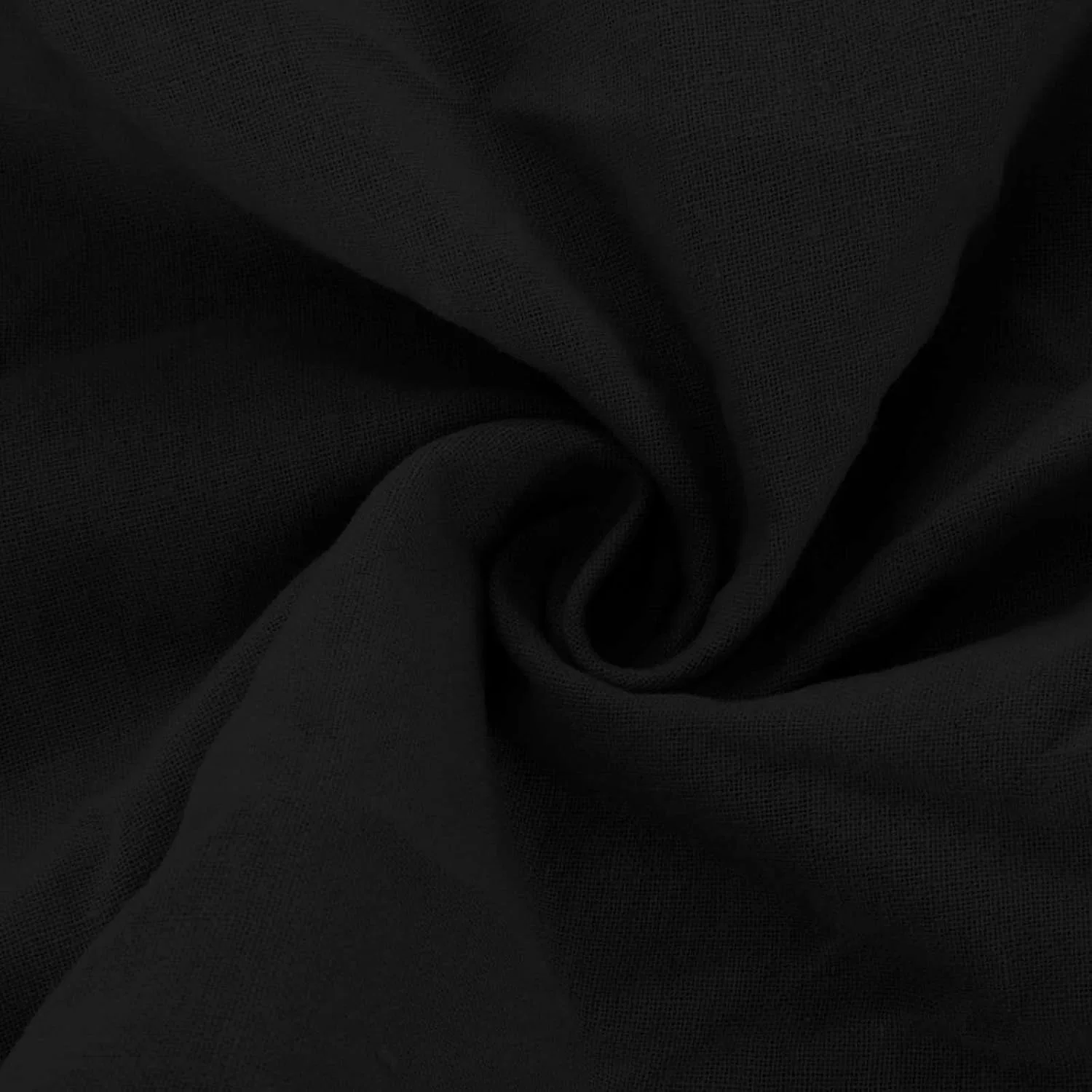 Женское льняное макси-платье без рукавов с карманами Generic, Black — фото 4