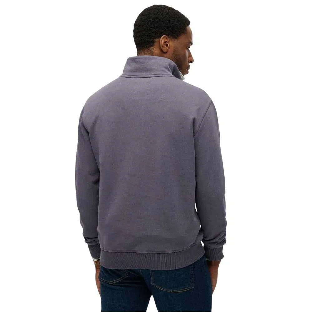 Свитшот Athletic Ess half zip Superdry, серый — фото 2
