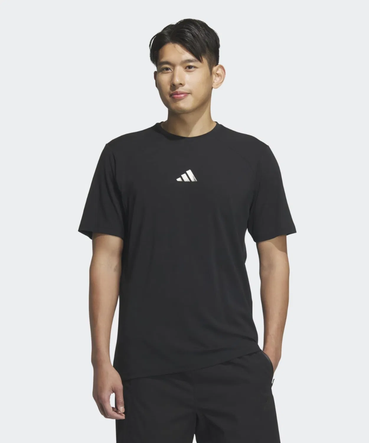 Мужская футболка с коротким рукавом Regular Fit Double Knit Premium Active Adidas, Black