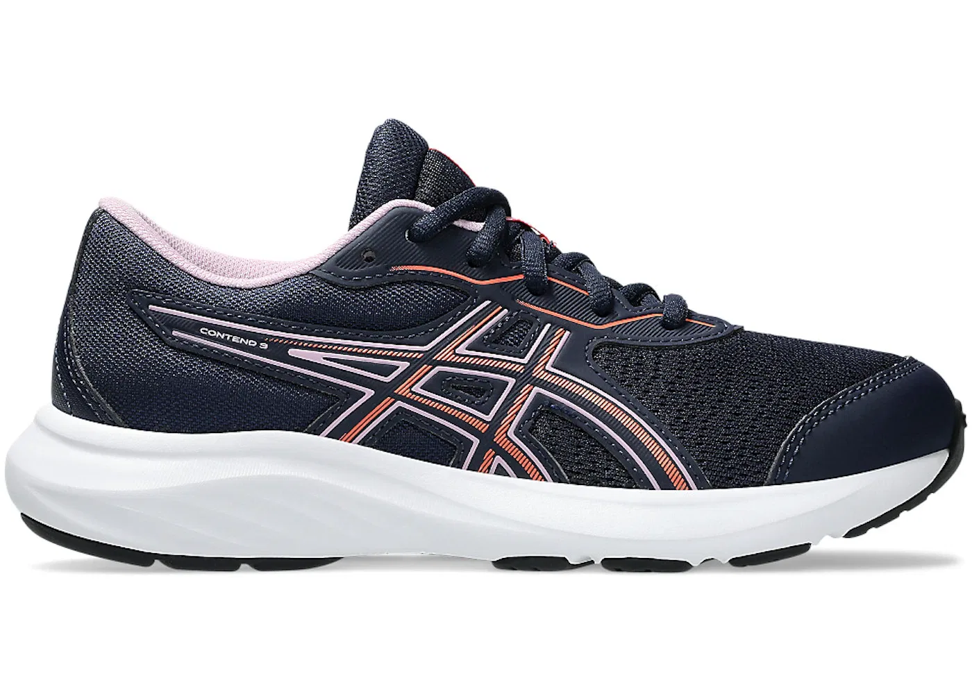 Детские кроссовки для бега ASICS Contend 9, Midnight Coral Reef