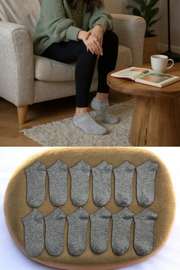 Детские носки-пинетки хлопковые Basics Kayssock, Gray