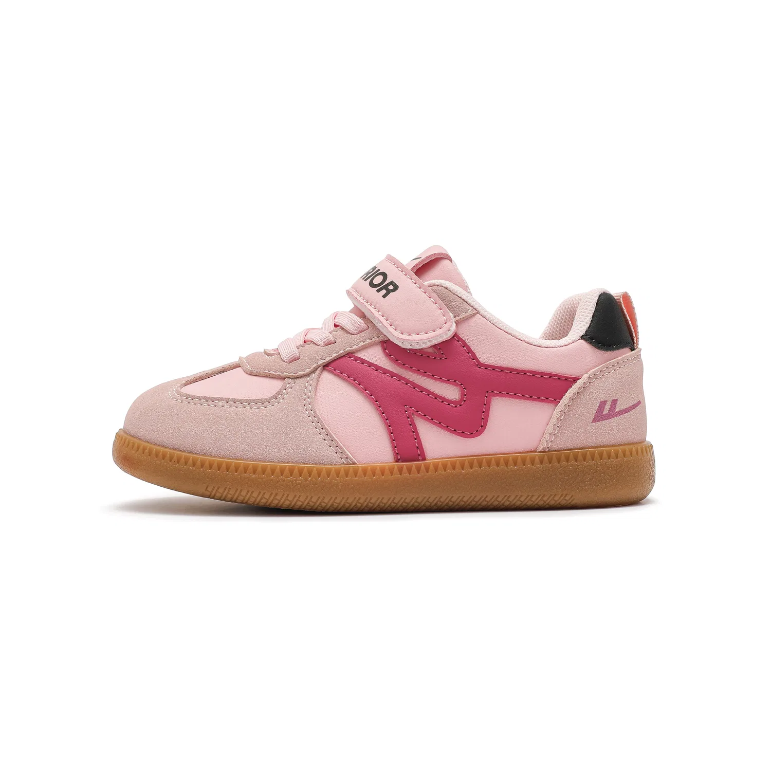 Детские кеды из экокожи с принтом Pink/Rose Red WARRIOR
