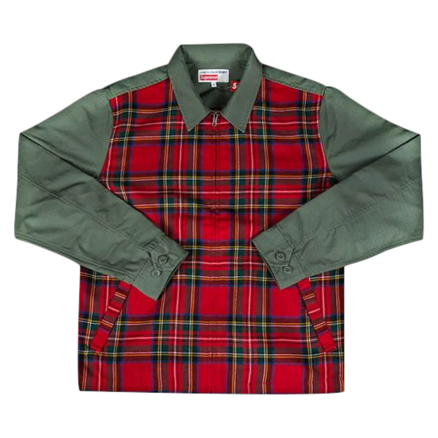 

Куртка Supreme x Comme des Garcons Work, оливковый/красный