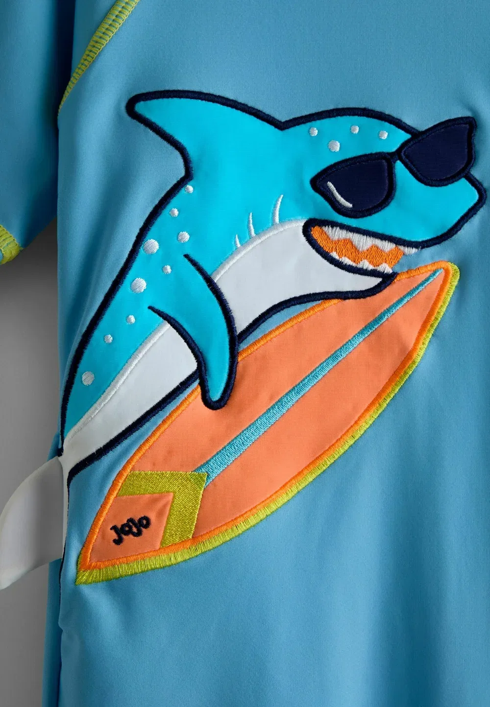 Комбинезон стандартного кроя с аппликацией Jojo Maman Bébé, Blue Shark — фото 3