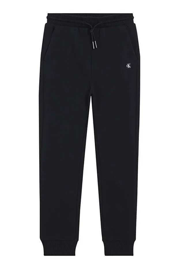 Детские спортивные штаны для мальчиков с эластичным манжетом Calvin Klein, Black