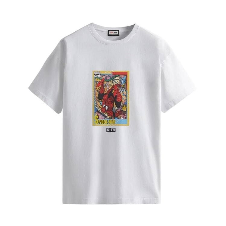 

Футболка Kith For Spider-Man Hero Vintage Tee 'White', белый